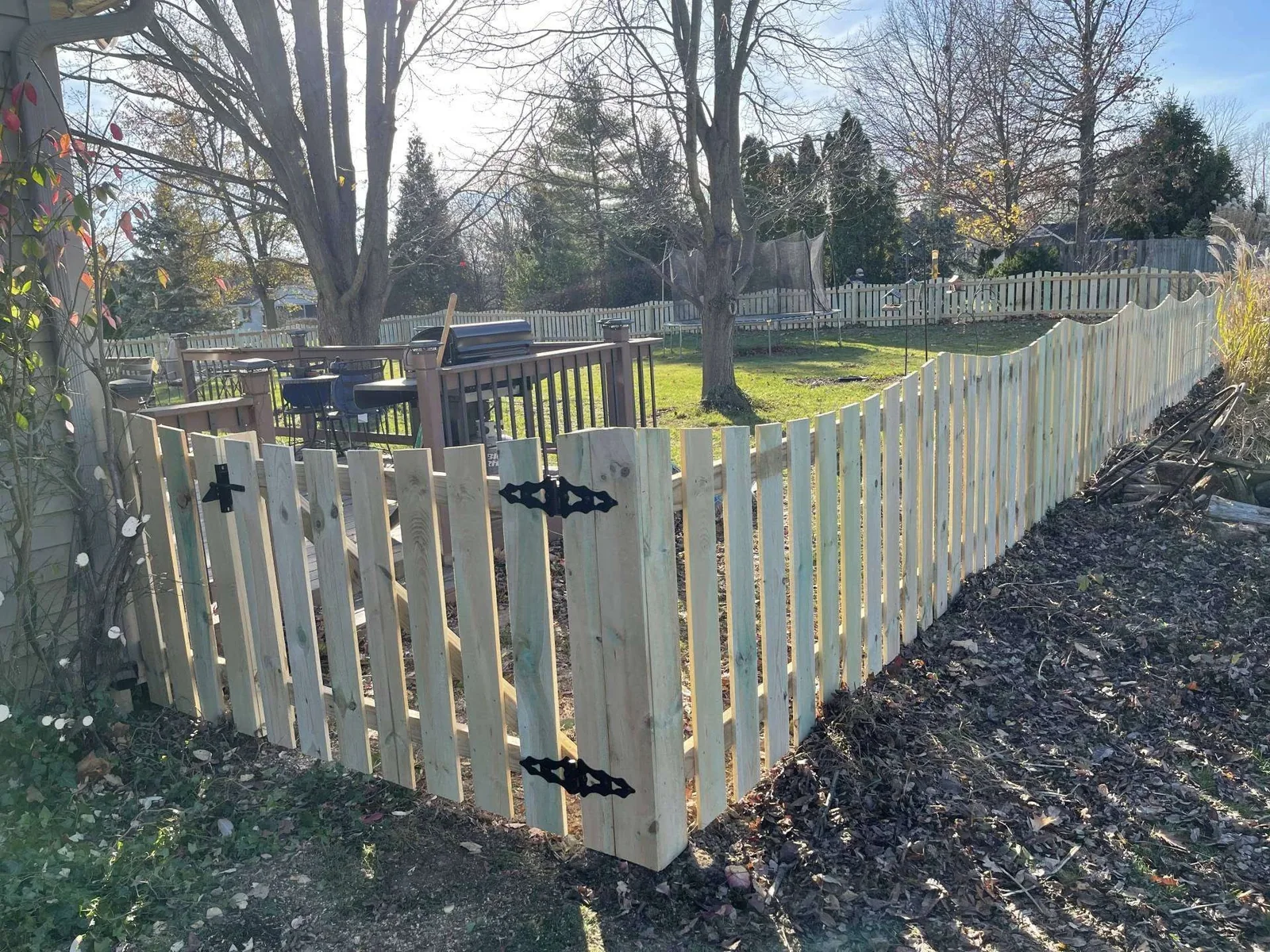 Fence installed by NBBJ Fence Company